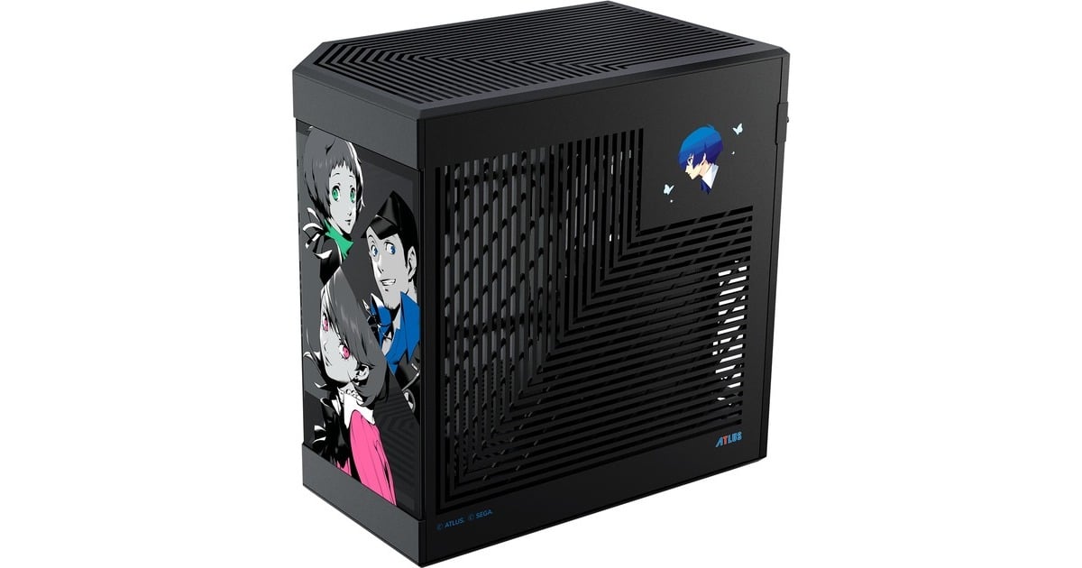 HYTEY60 Persona 3 Reload Bundle midi tower behuizing  (Meerkleurig | 2x USB-A | 1x USB-C | Tempered Glass)