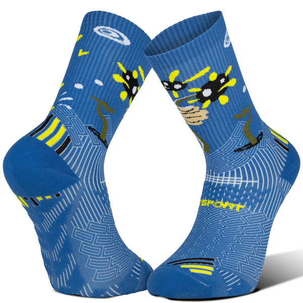 Chaussette running BV SPORT RUN COLLECTOR NHOBI AMOUR BLEU