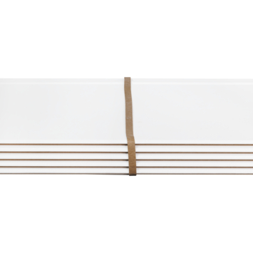 CanDo wand-en plafondpaneel MDF kraal wit gegrond 8x135 mm 260 cm 5 stuks