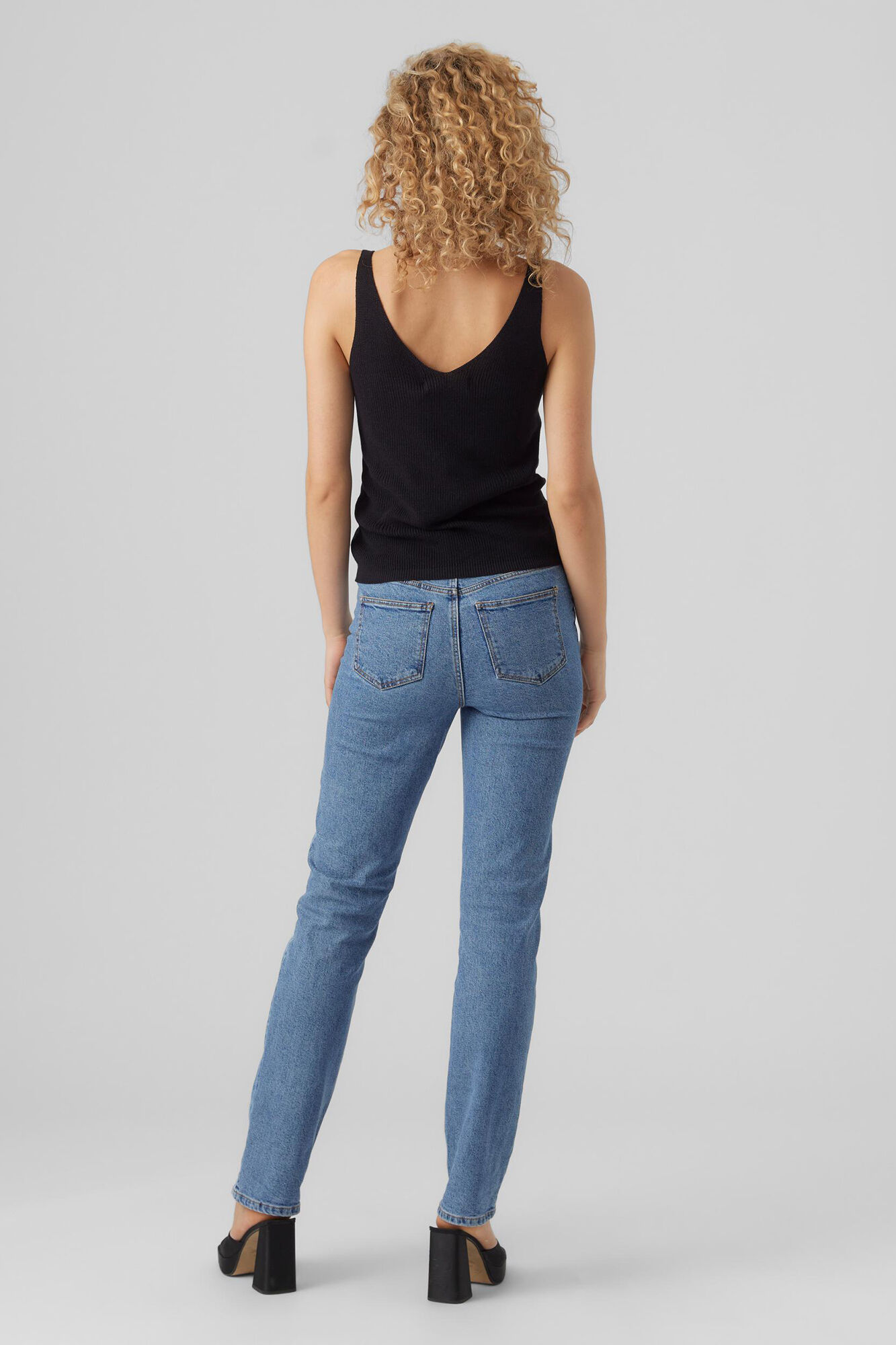 Top de tirantes - Negro