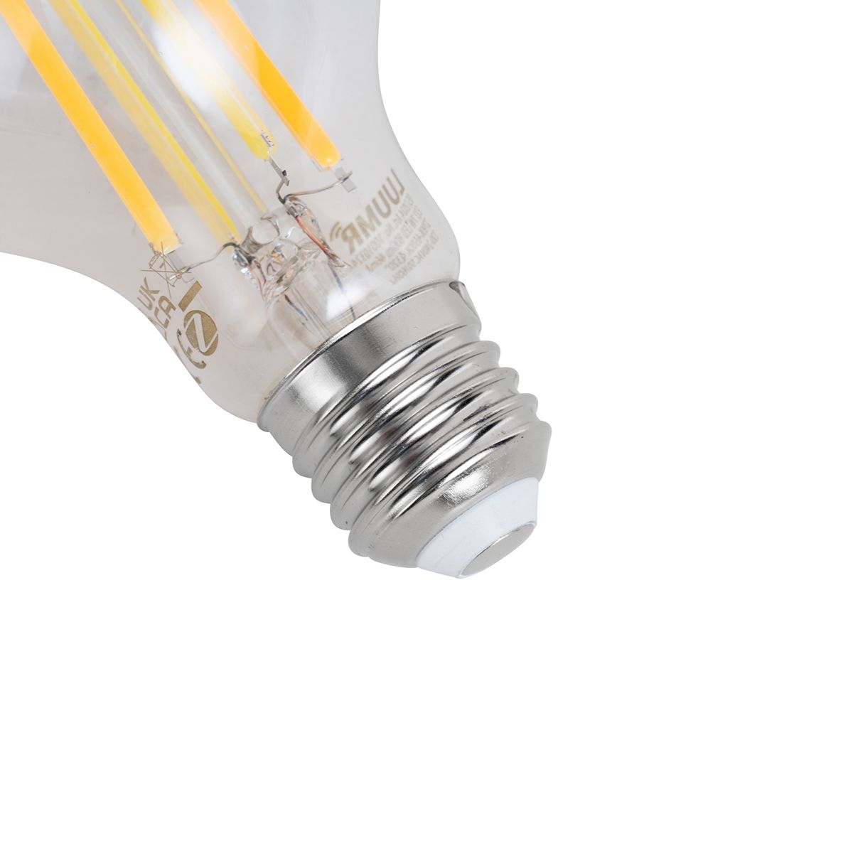 Set van 3 smart E27 dimbare LED lampen A60 7W 806LM 2700-6500K incl. Zigbee Smart Hub