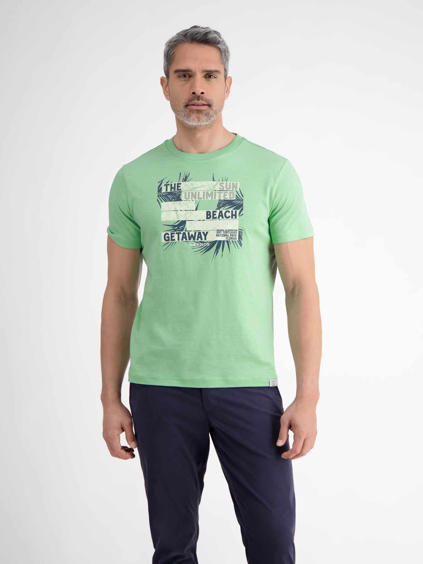 Herren T-Shirt mit sommerlichem Brustprint
