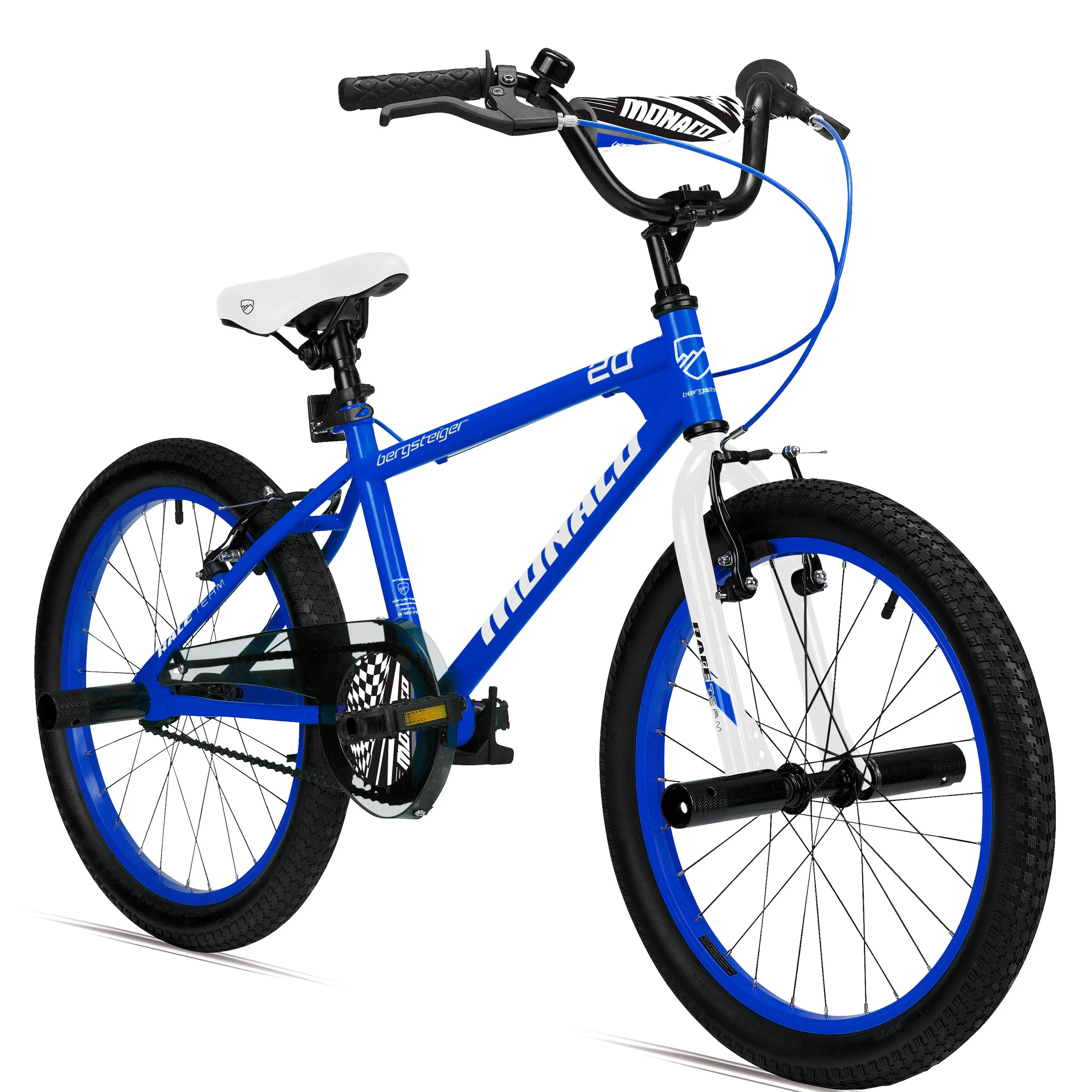 Bergsteiger Kinderfahrrad Monaco 20 Zoll | racing blue