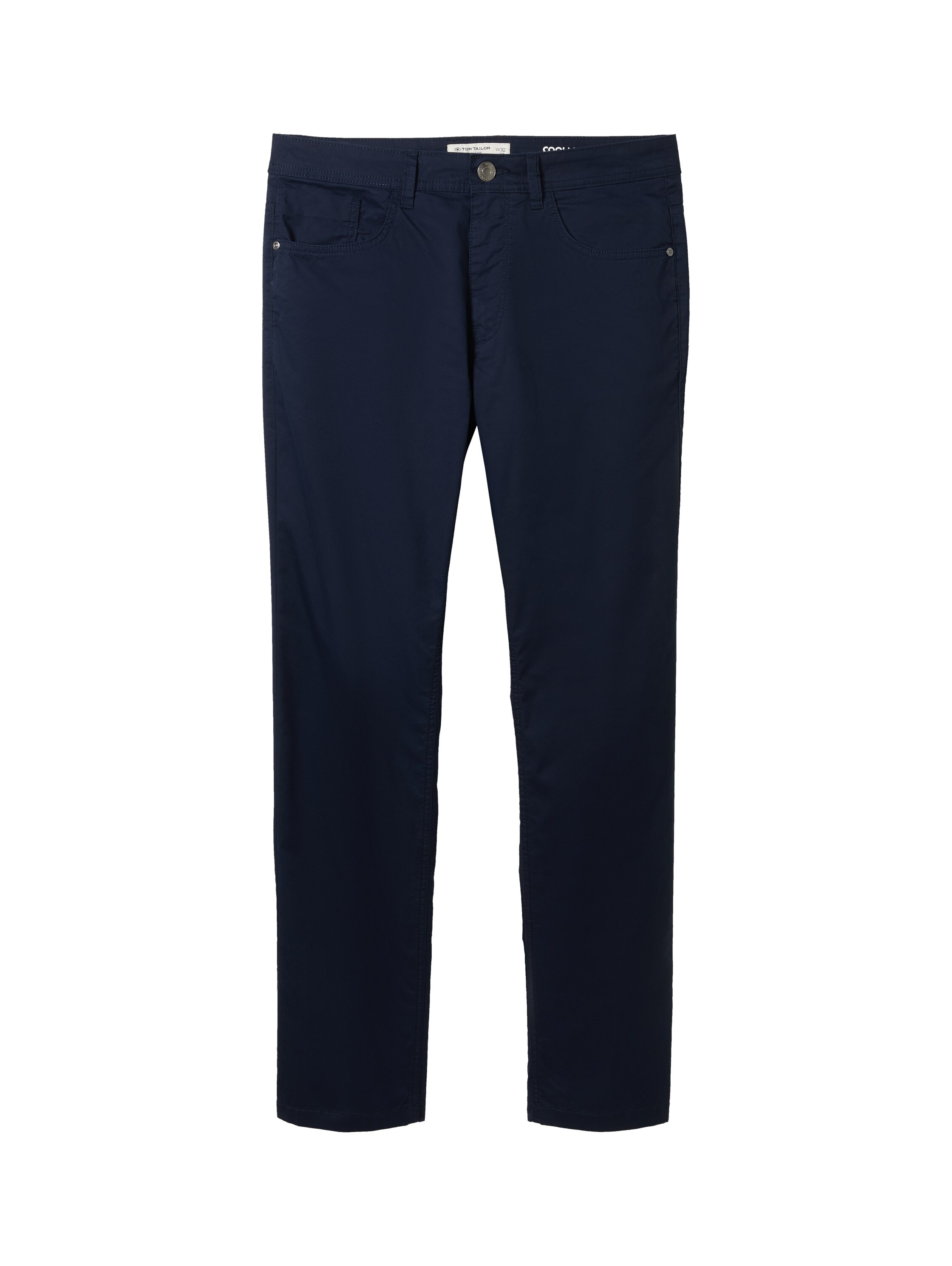 TOM TAILOR 5-Pocket-Hose  mit Marken-Badge auf der Rückseite