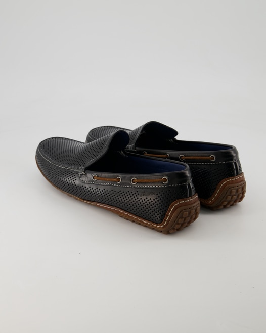 Sioux Carulio-706 Mokassins in Schwarz
