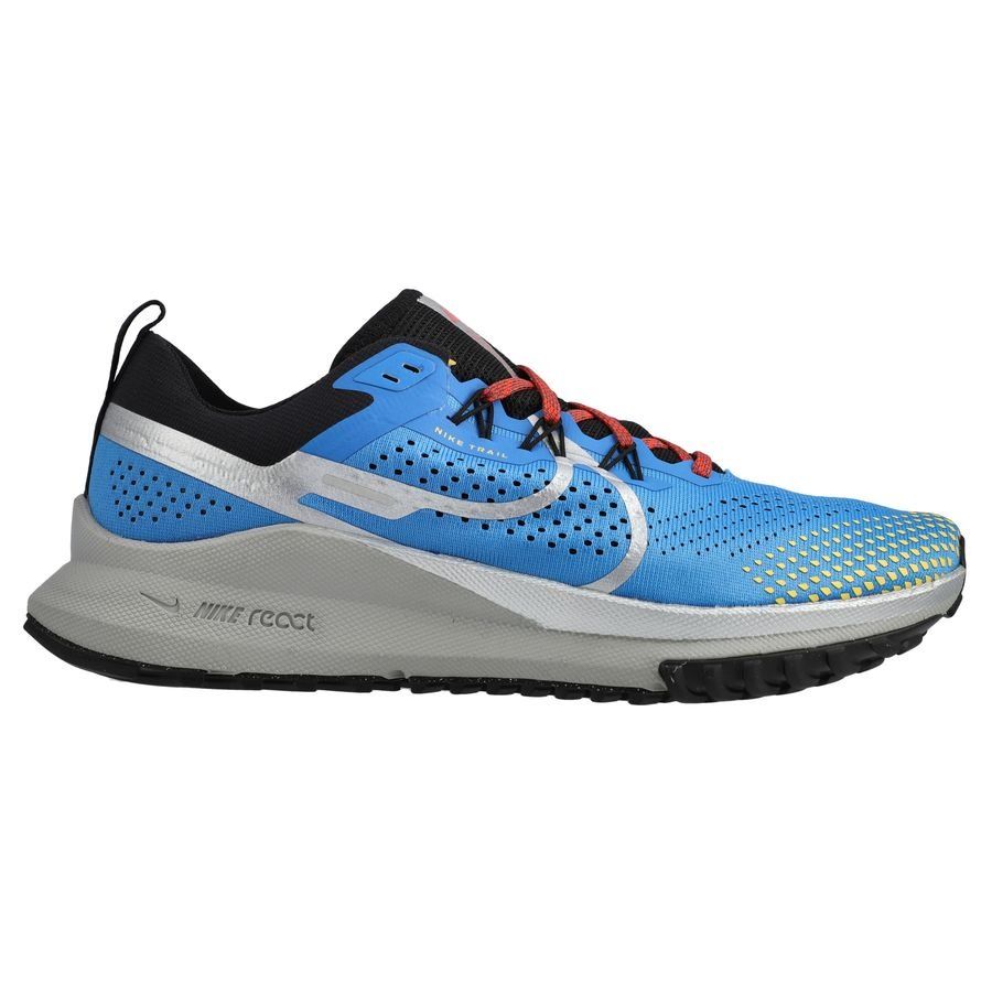 Nike Chaussures de Running React Pegasus Trail 4 - Bleu/Argenté/Rouge