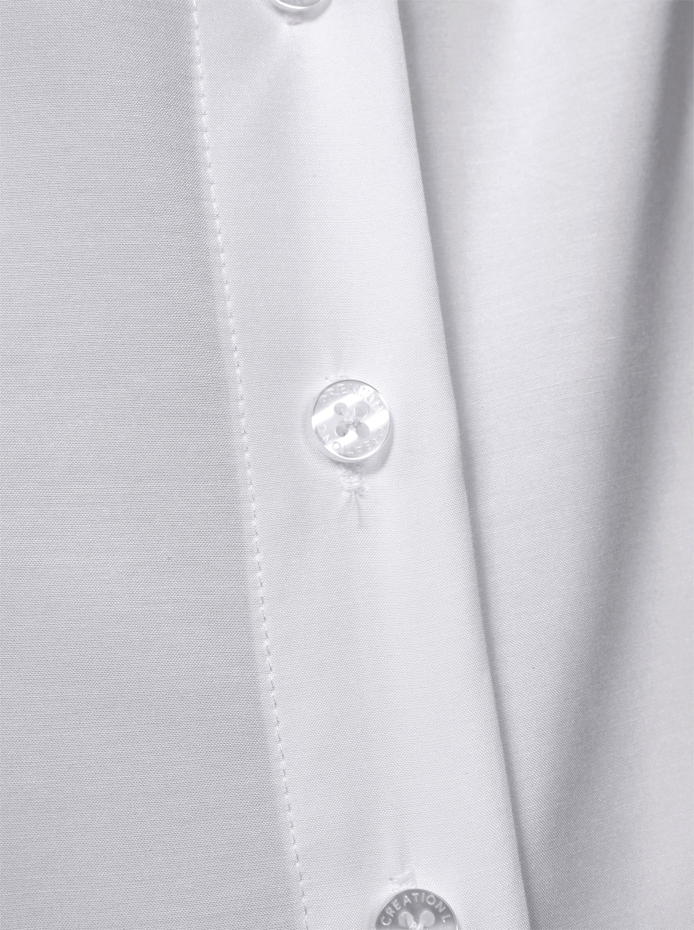 CREATION L PREMIUM Viskose-Seiden-Bluse in weiß