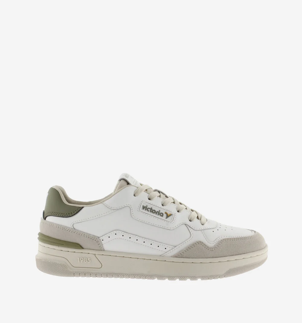 C80 - CLASSIC COLORS UNISEX Baskets rétro couleur unisexes KAKI