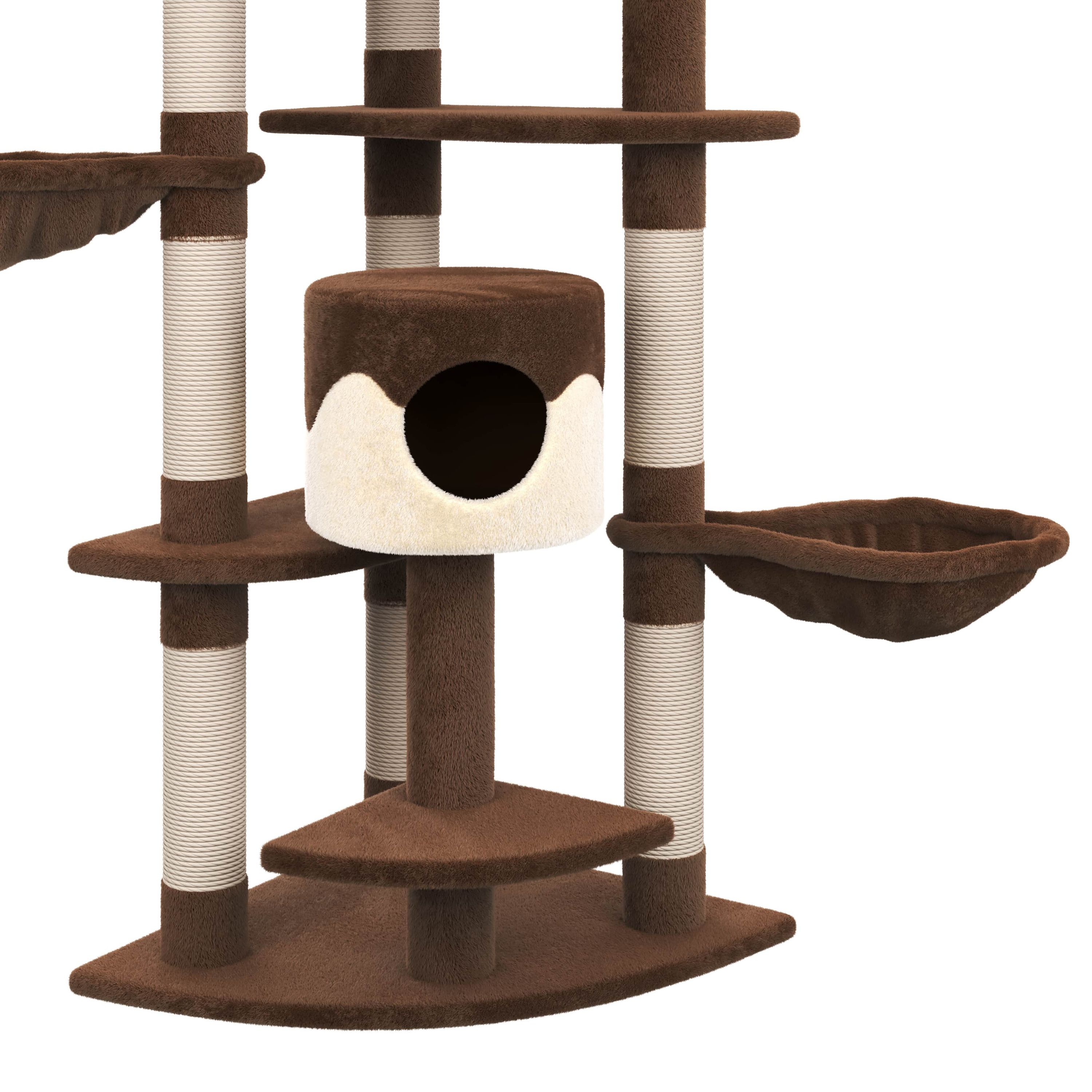 Katzenbaum BLACKY 210 cm braun