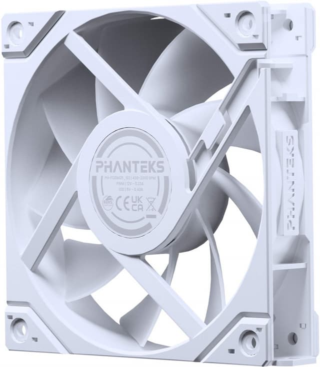 Phanteks M25 Gen2 Reversed Airflow DRGB 140mm PWM-blæser (hvid)