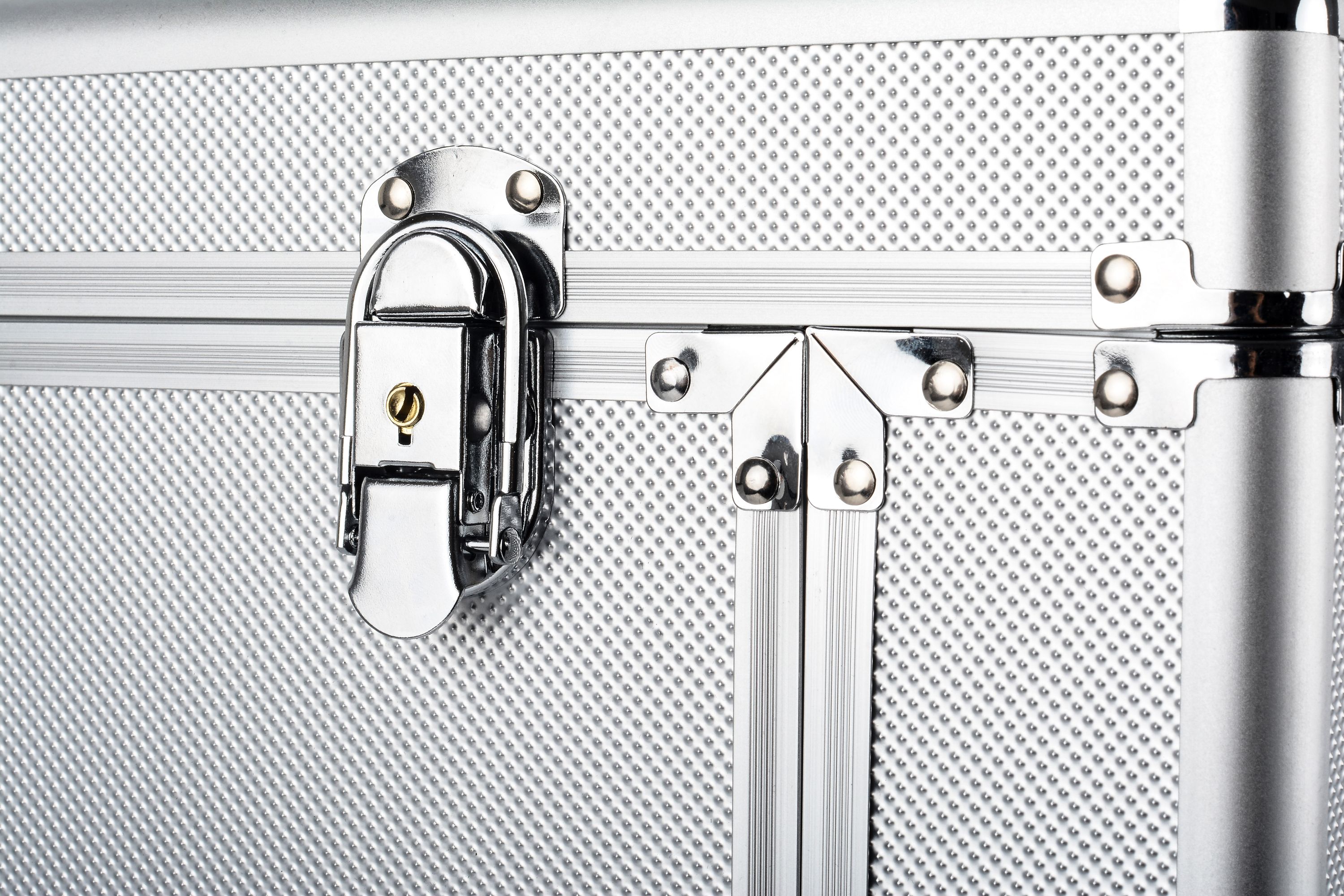 Kosmetikkoffer Trolley GLAMOUR silber
