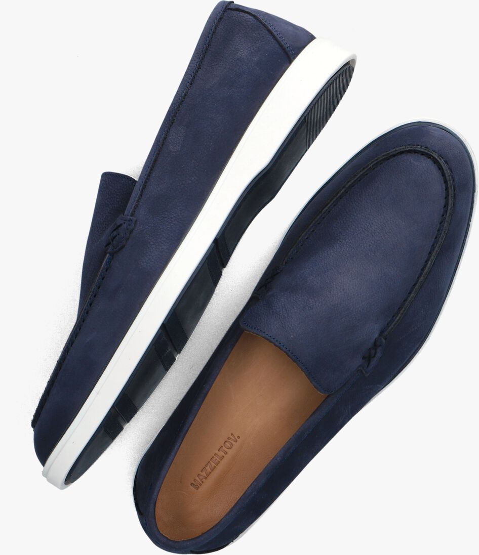 MAZZELTOV blauwe mazzeltov loafers 6121