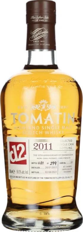 TOMATIN 10 YEARS 2011 SINGLE CASK 70CL