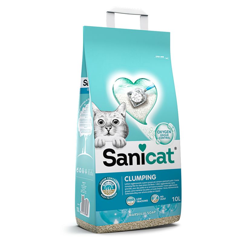 Litière agglomérante Sanicat savon de Marseille