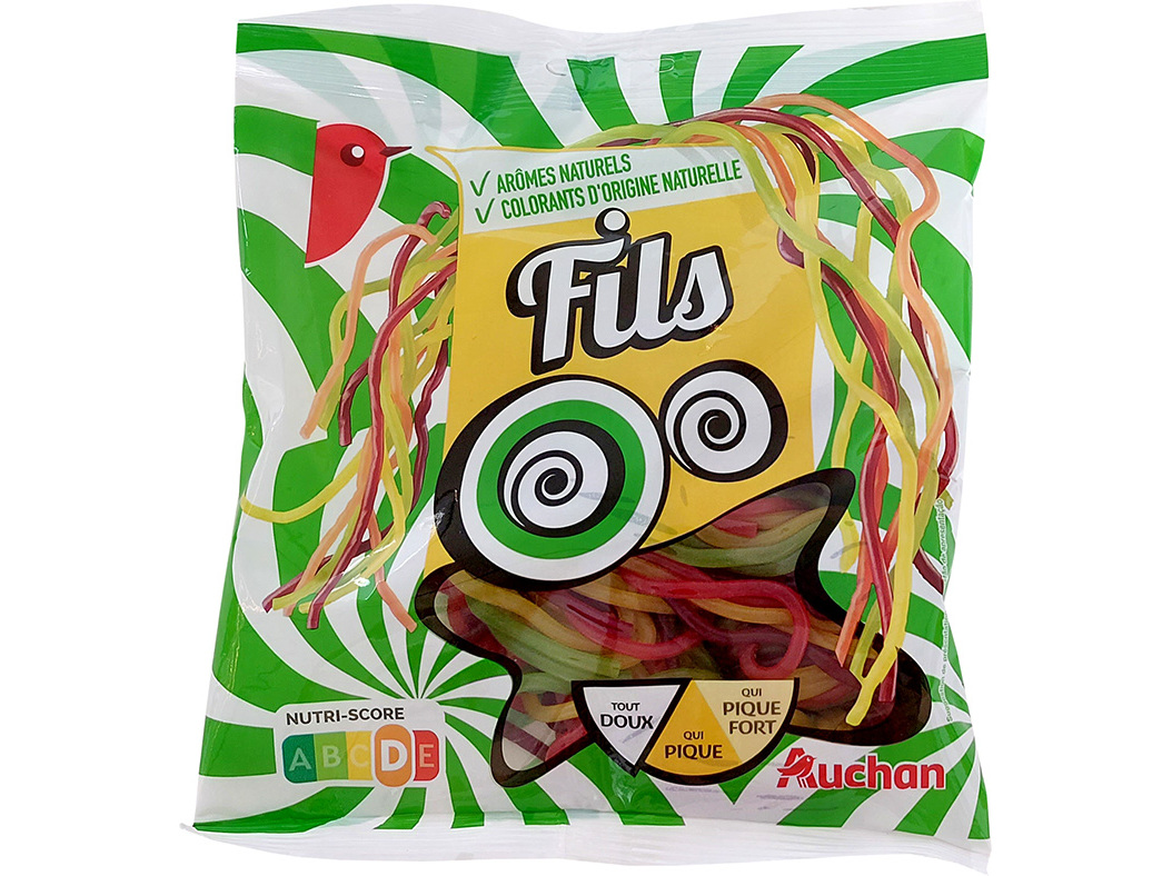 GOMAS AUCHAN RASTA FILS 200G