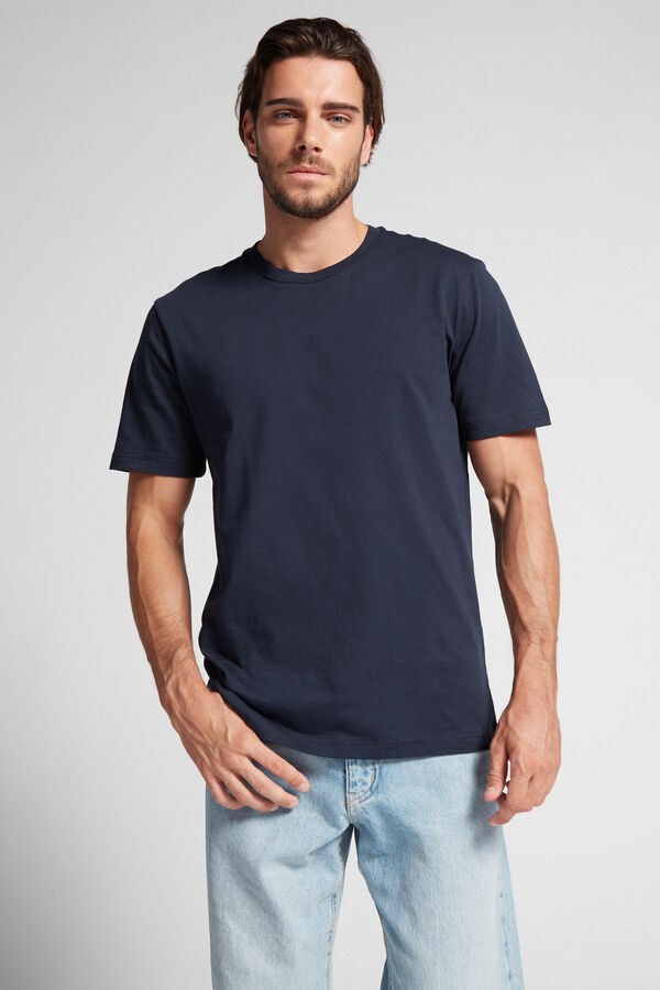Camiseta de malha de algodão