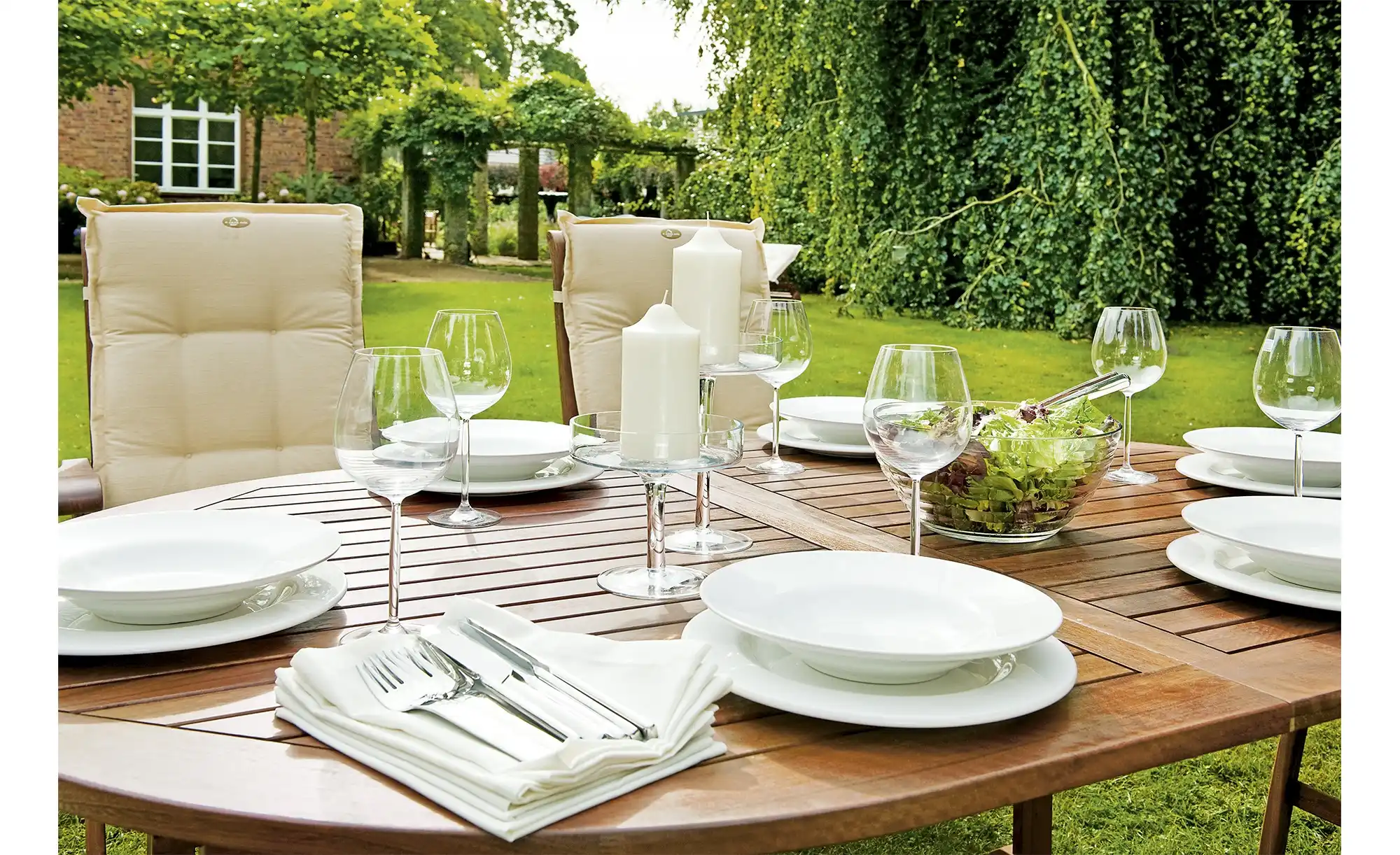 Yorkshire Gartentisch, ausziehbar Holstein A