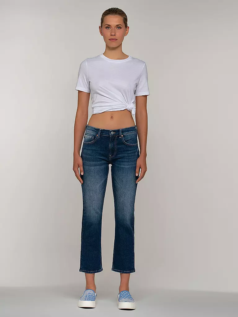 AG Jeans Straight Girlfriend blau
