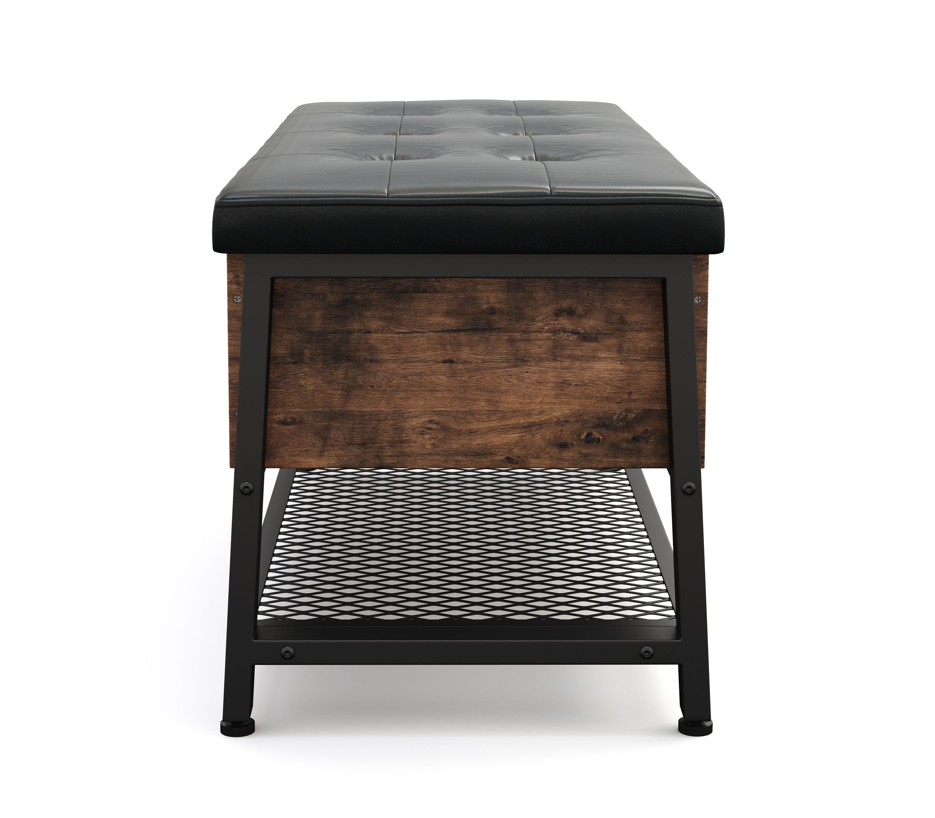 Sitzbank Leder Vintage BONITA