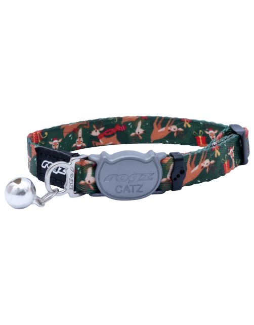 Rogz Fusioncat Halsband - Kattenhalsband - Groen S
