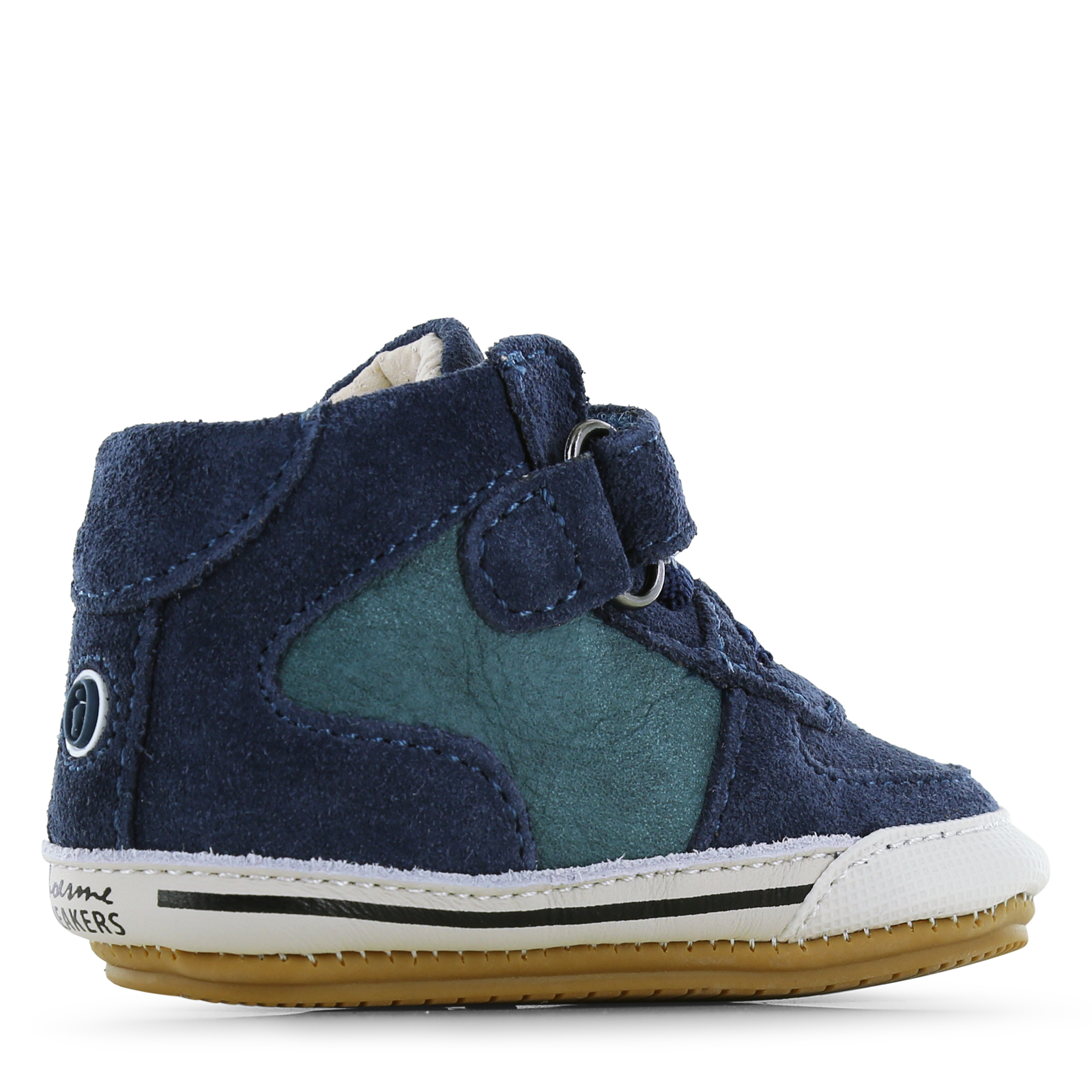 Shoesme donkerblauw BABY-PROOF® schoentje Microfiber nubuck, Suède | Sale