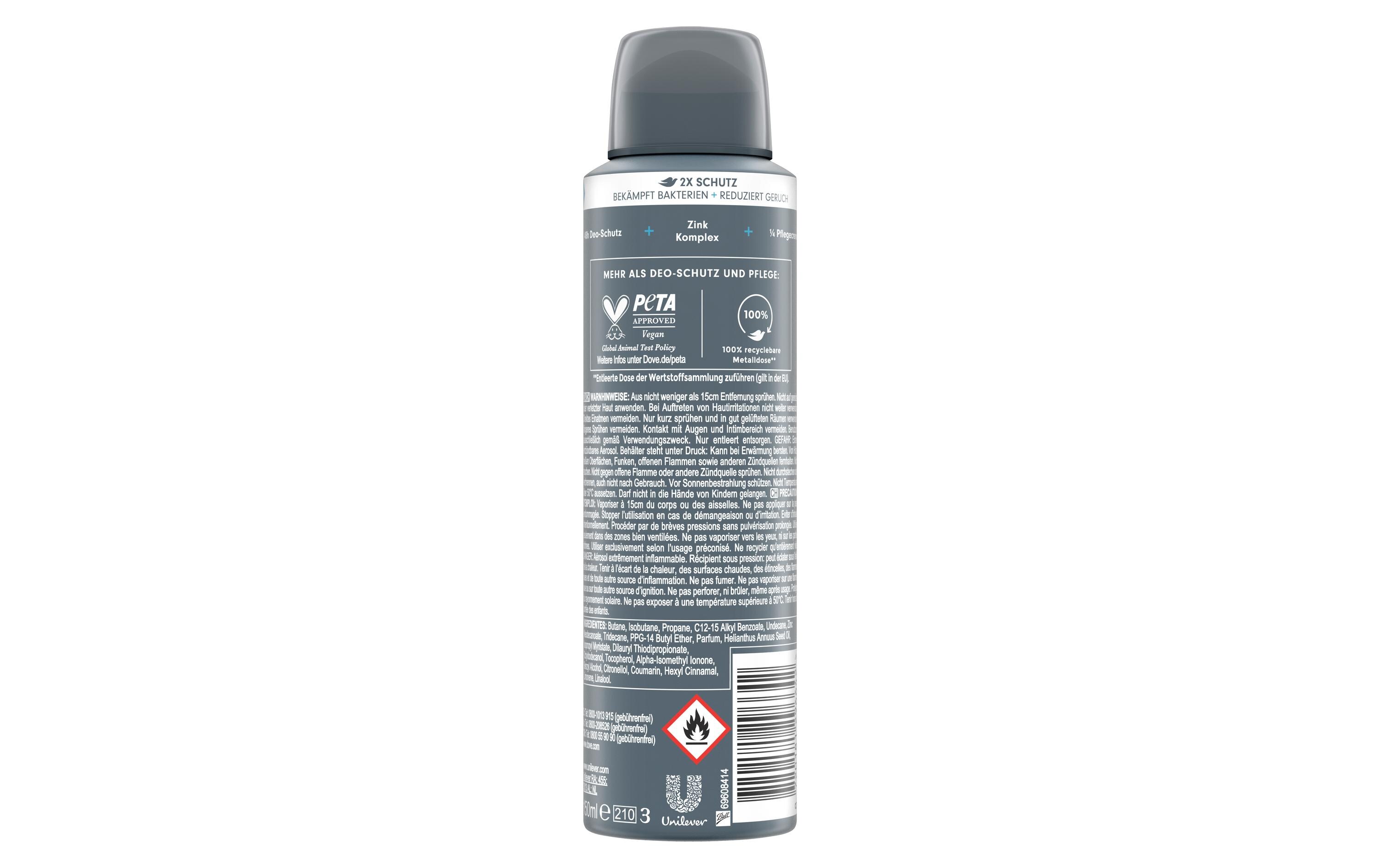 Deo Clean Comfort 150 mlWirksames Deodorant für Männer mit effektivem 48-Stunden-Schutz vor Körpergeruch