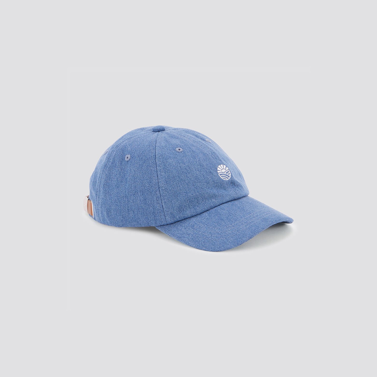 Casquette unie Bleu moyen