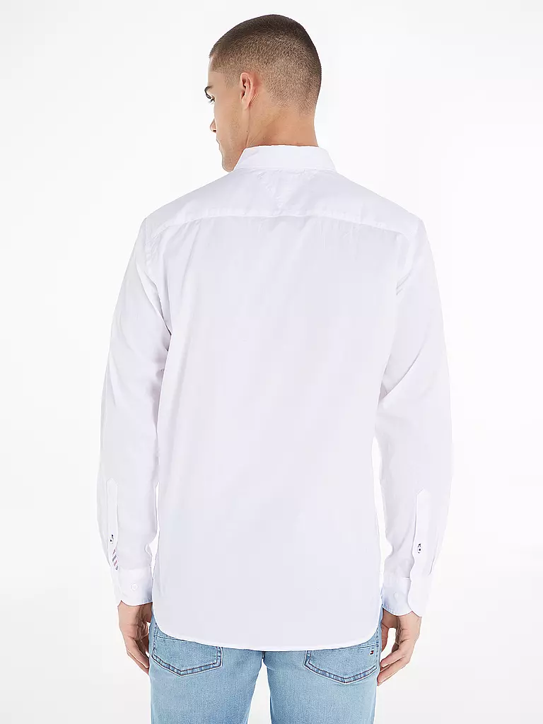 TOMMY HILFIGER Hemd Regular Fit  weiss