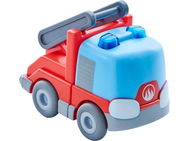 Haba Kullerbü – Feuerwehr-Leiterwagen 303844 Spielzeugfahrzeug