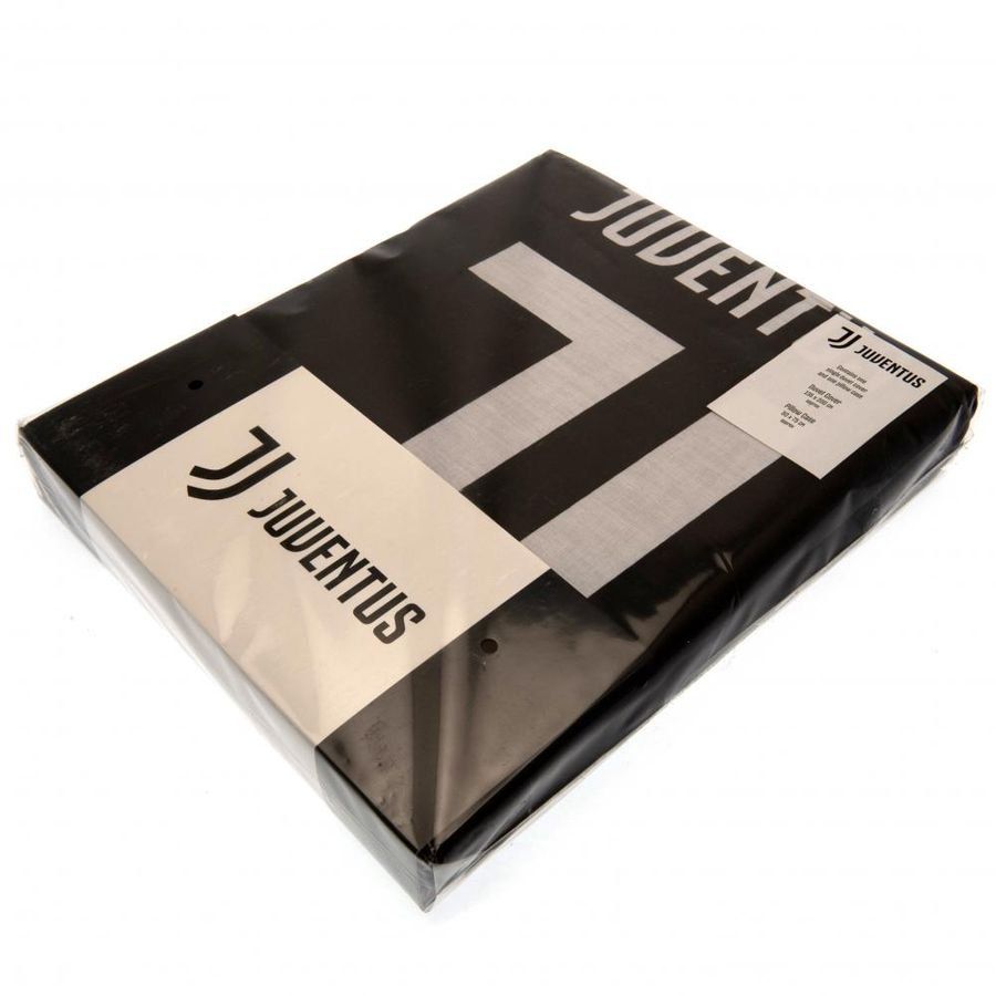 Juventus Ensemble de Literie - Noir/Blanc