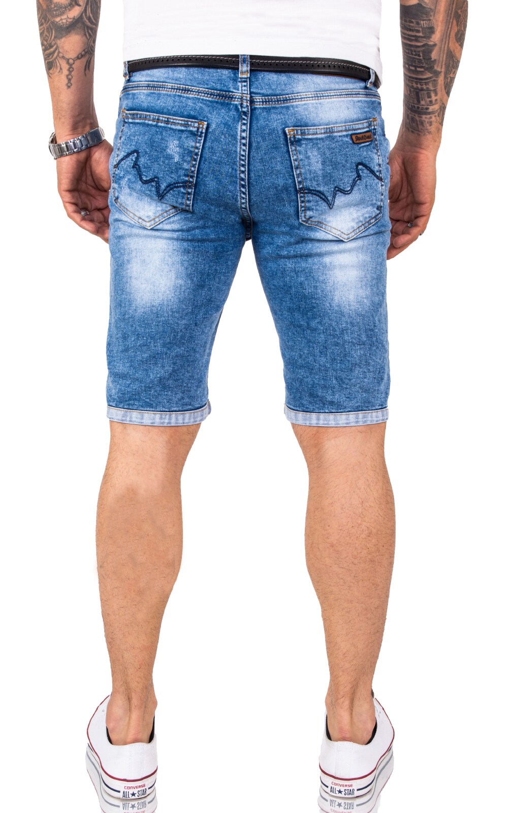Rock Creek Shorts Jeansshorts Blau Regular Fit