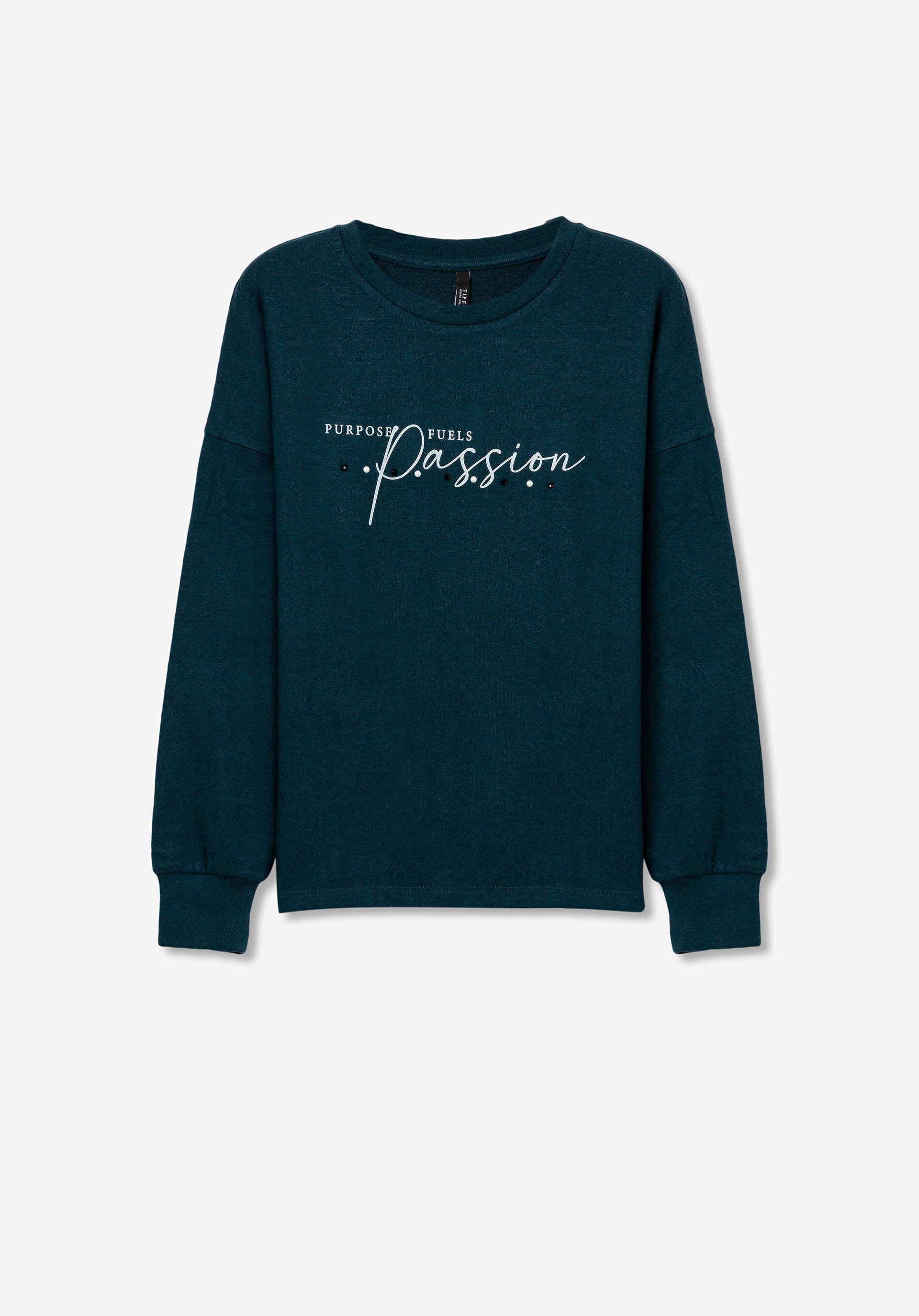 T-shirt Toque Suave com Mensagem