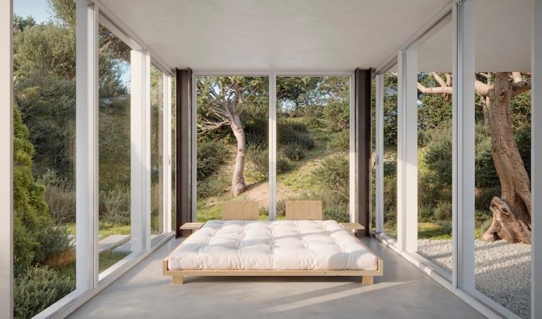 Karup Design Social bed 180x200 met hoofdbord Naturel