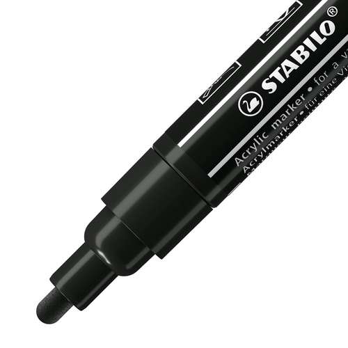 STABILO® FREE Acrylic Acrylmarker 3er-Set, schwarz