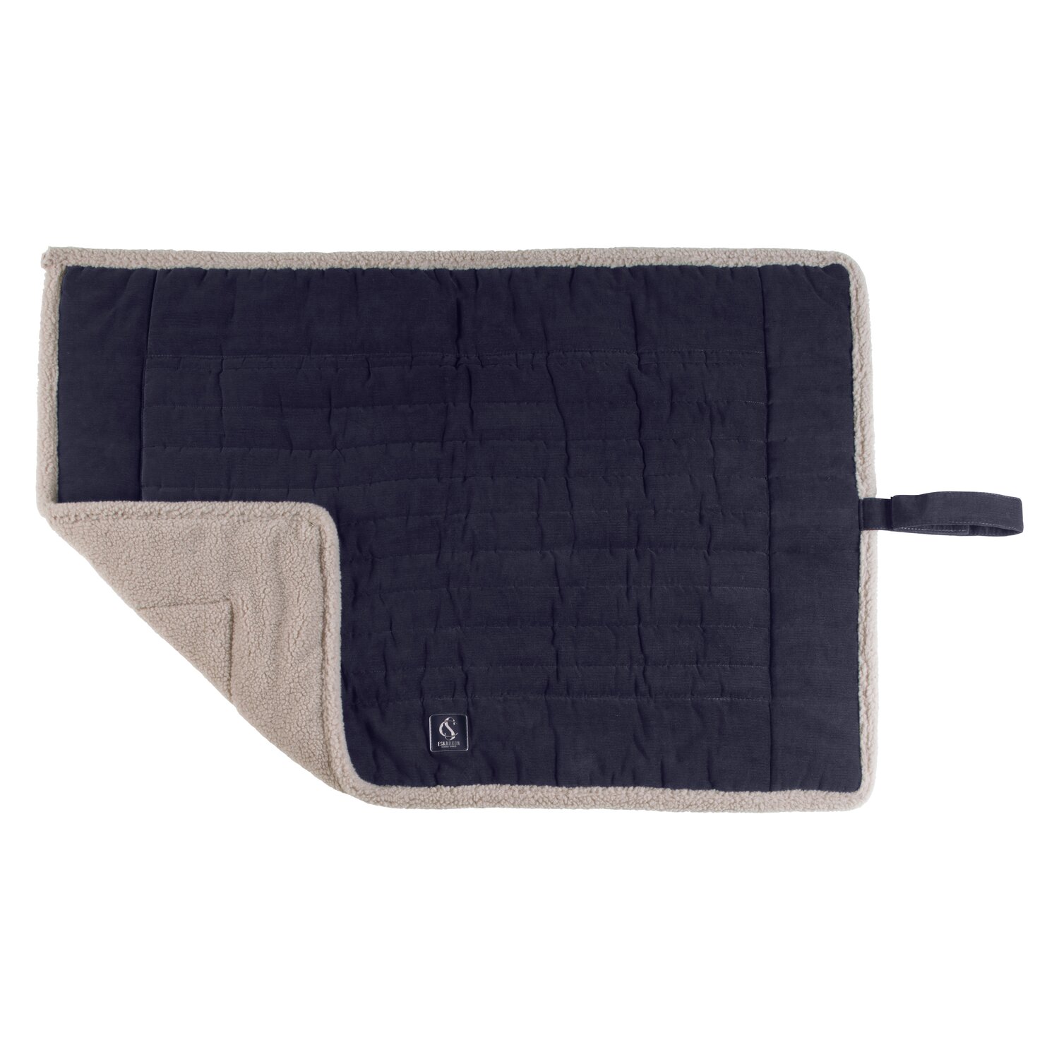ESKADRON Classic Sports Hundedecke Cord  - navy - ca. 70 x 100 cm