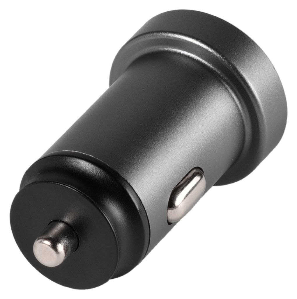 (24W) Dual USB A Auto KFZ Ladegerät Schnellladegerät für Zigarettenanzünder (38858) - Schwarz