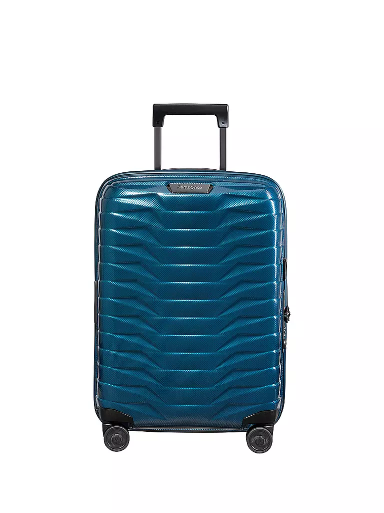 SAMSONITE Trolley Proxis Spinner 55 erweiterbar Petrol Blue petrol