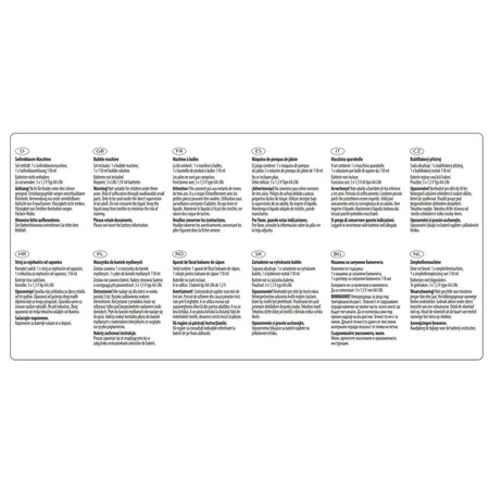 Idena Seifenblasen-Maschine, inkl. 118 ml Seifenblasenlösung, batteriebetrieben, rot