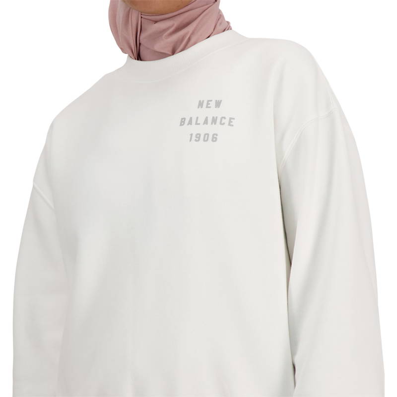 New Balance Iconic Collegiate Crew Sweatshirt Dame