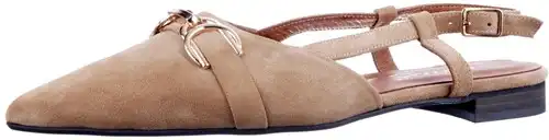 Babouche beige/camel Leonore-2 - maat 43 slingback beige/camel - maat 43 Calandschoen