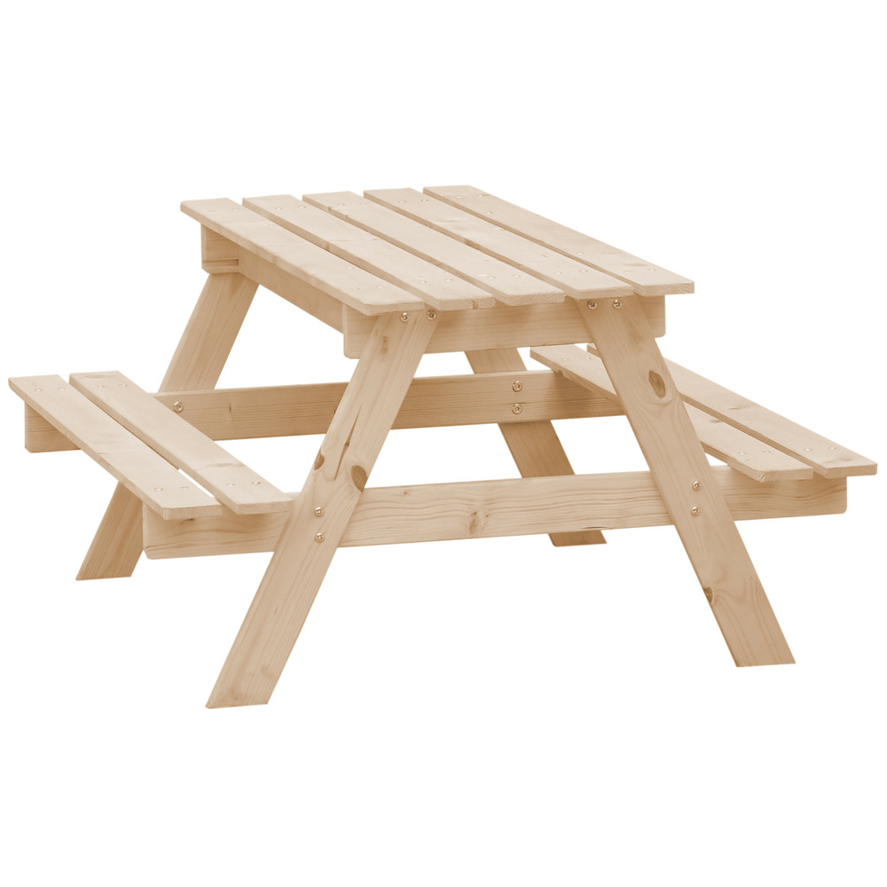 Table enfant pour le jardin - table et chaise enfant avec boite de rangement -90x90xh50 cm - m010-1