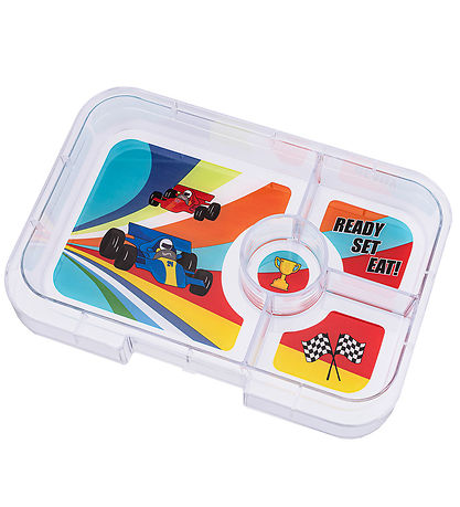 Yumbox Einlegetablett m. 4 Räume - Tapas - Race Cars