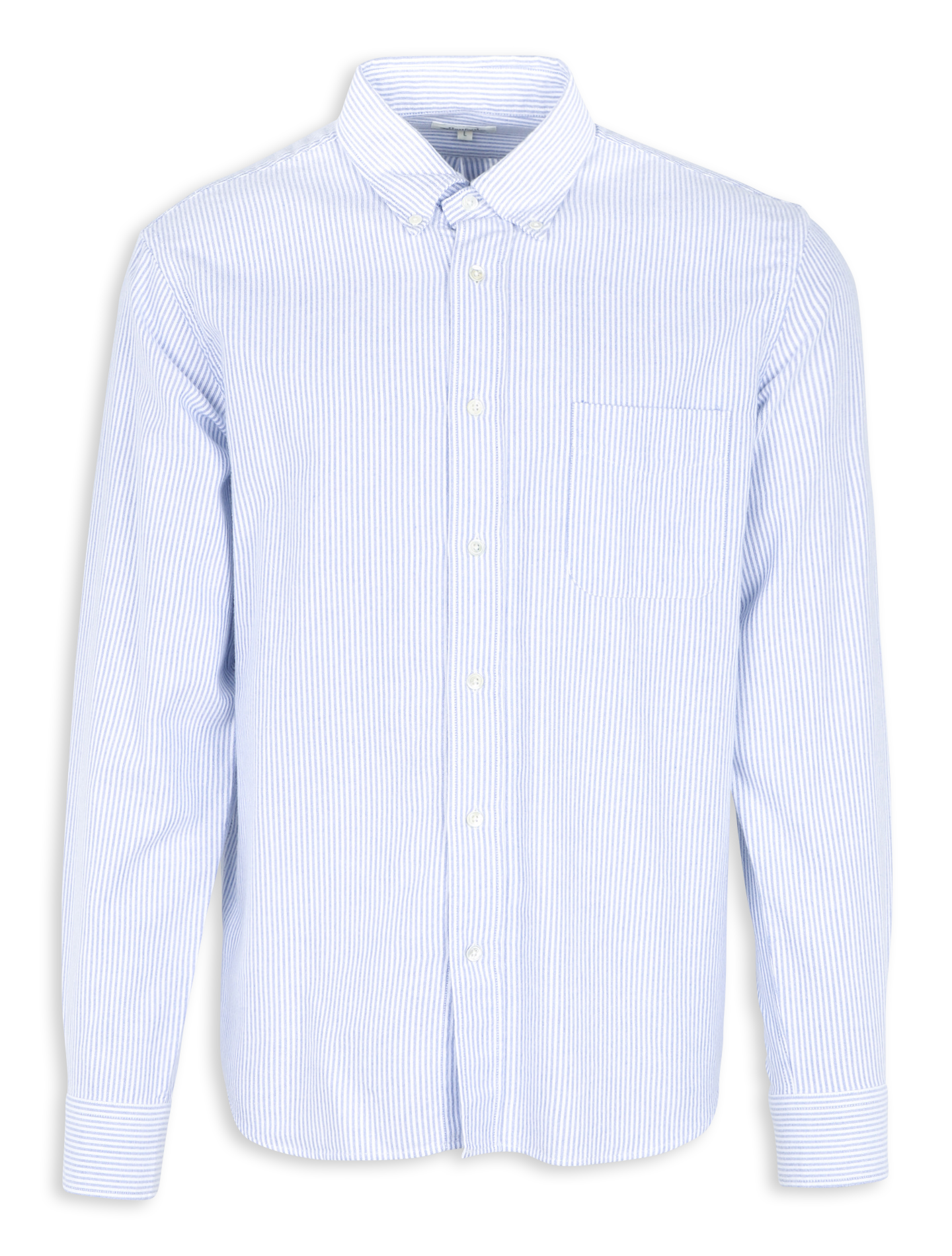 PITT - Chemise col classique en coton | Bleu