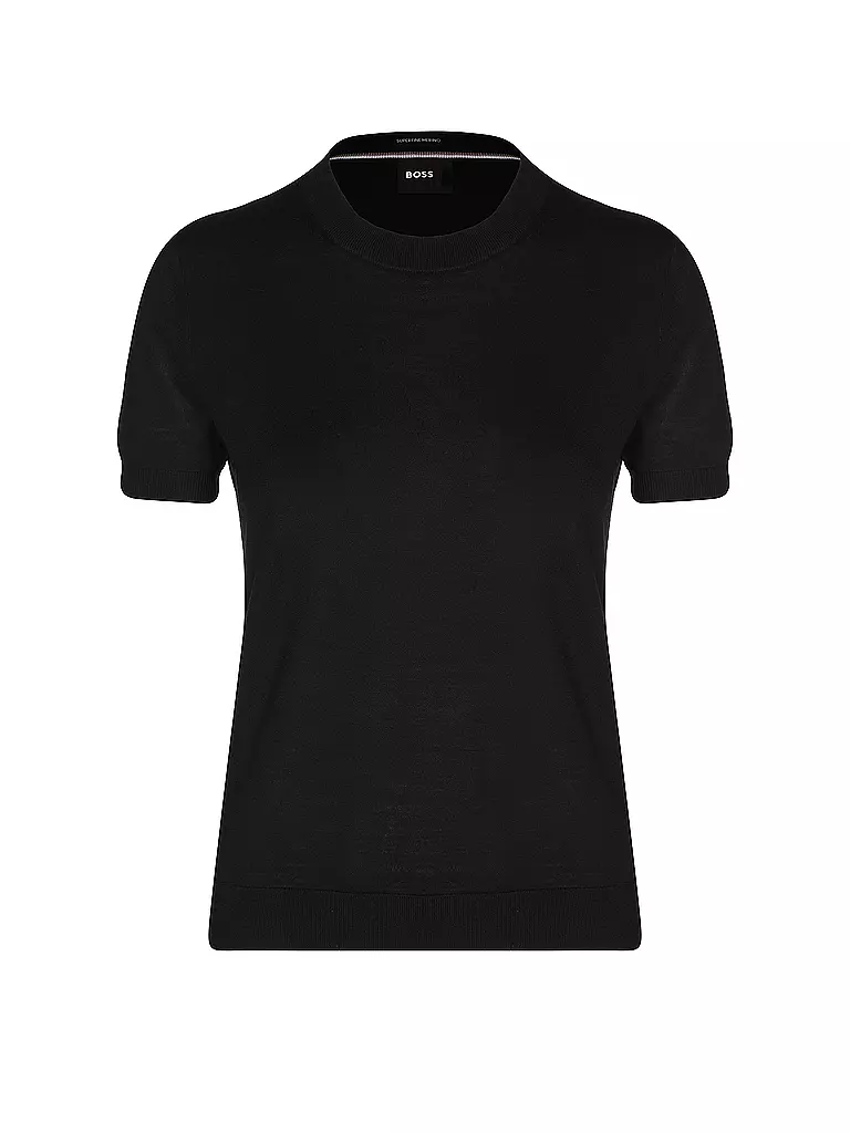 BOSS Pullover FAYSSIASI schwarz