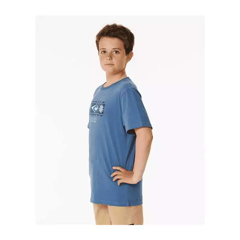 Teeshirt junior RIPCURL Pure Surf Sun Tee-Boy Vintage Navy