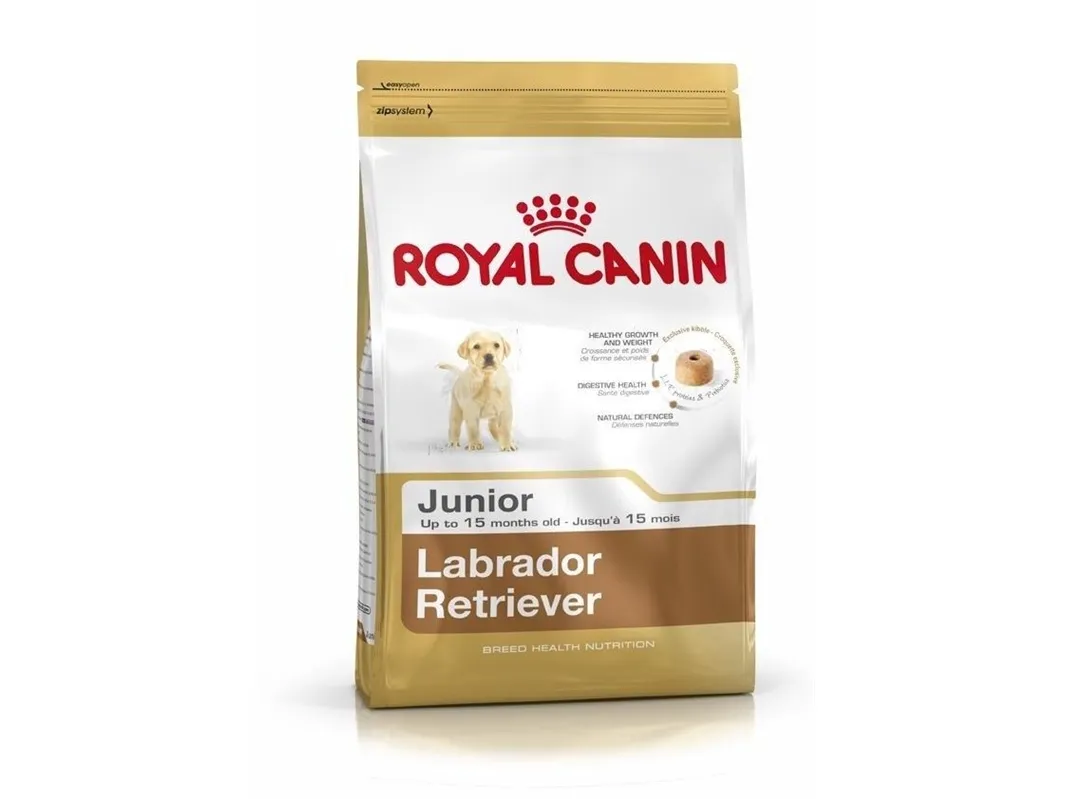 Royal Canin Labrador Retriever Junior, Hundehvalp, Majs, Fjerkræ, Ris, 12 kg