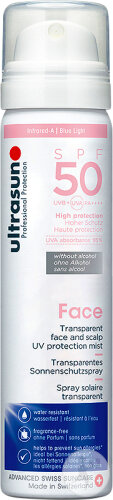 Ultrasun Face Spray Solaire Transparent IP50 Flacon 75ml