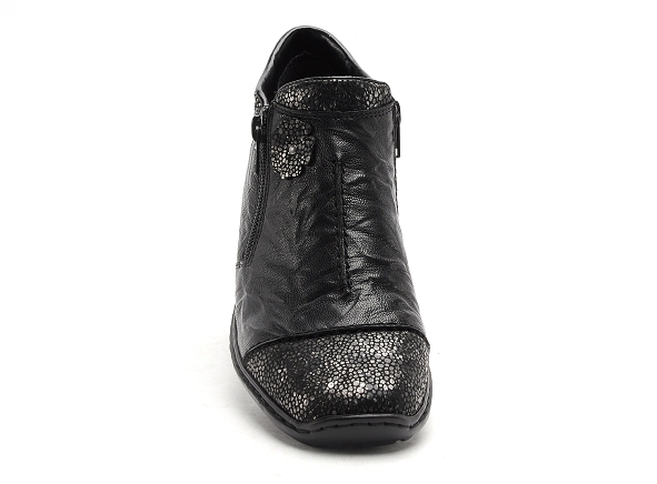 Rieker boots bottine plates femme 58388 noir