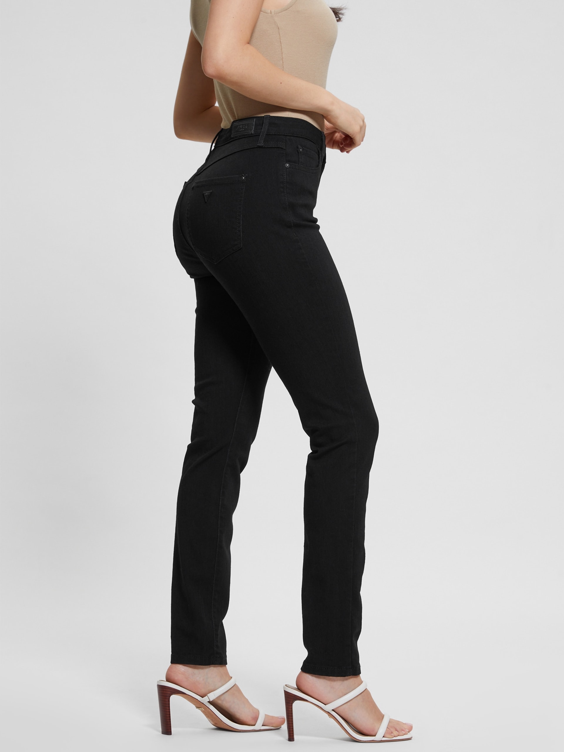 Calça jeans skinny preta de 1981