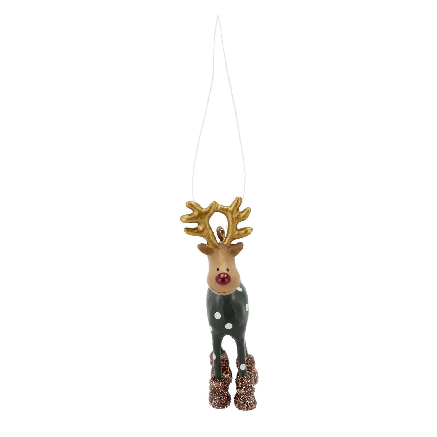 Medusa Copenhagen  Rudolf mini ophæng, 6,5 cm - Dark Green